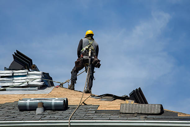 Professional Roofing technician working in Union Mills, NC